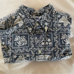 Reyn Spooner Classic Quarter Button Mens XXL